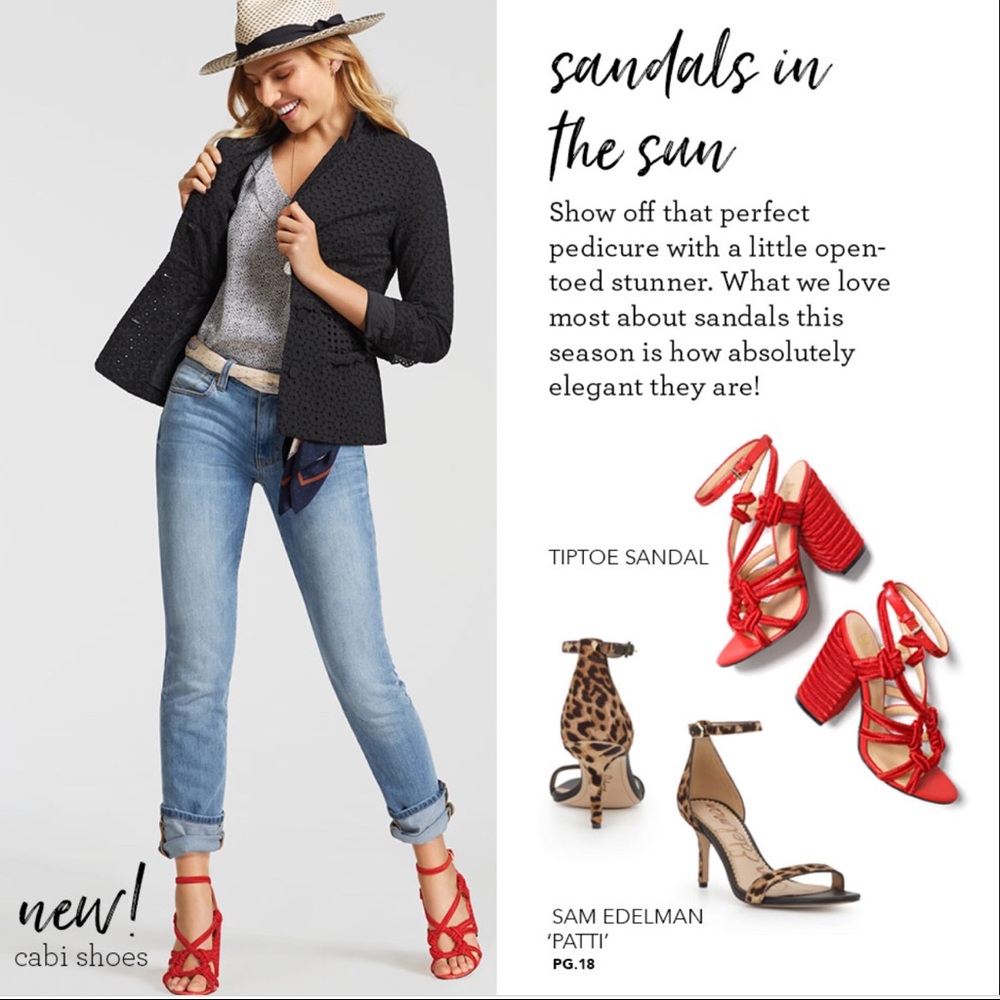 CAbi “Tiptoe” Sandals